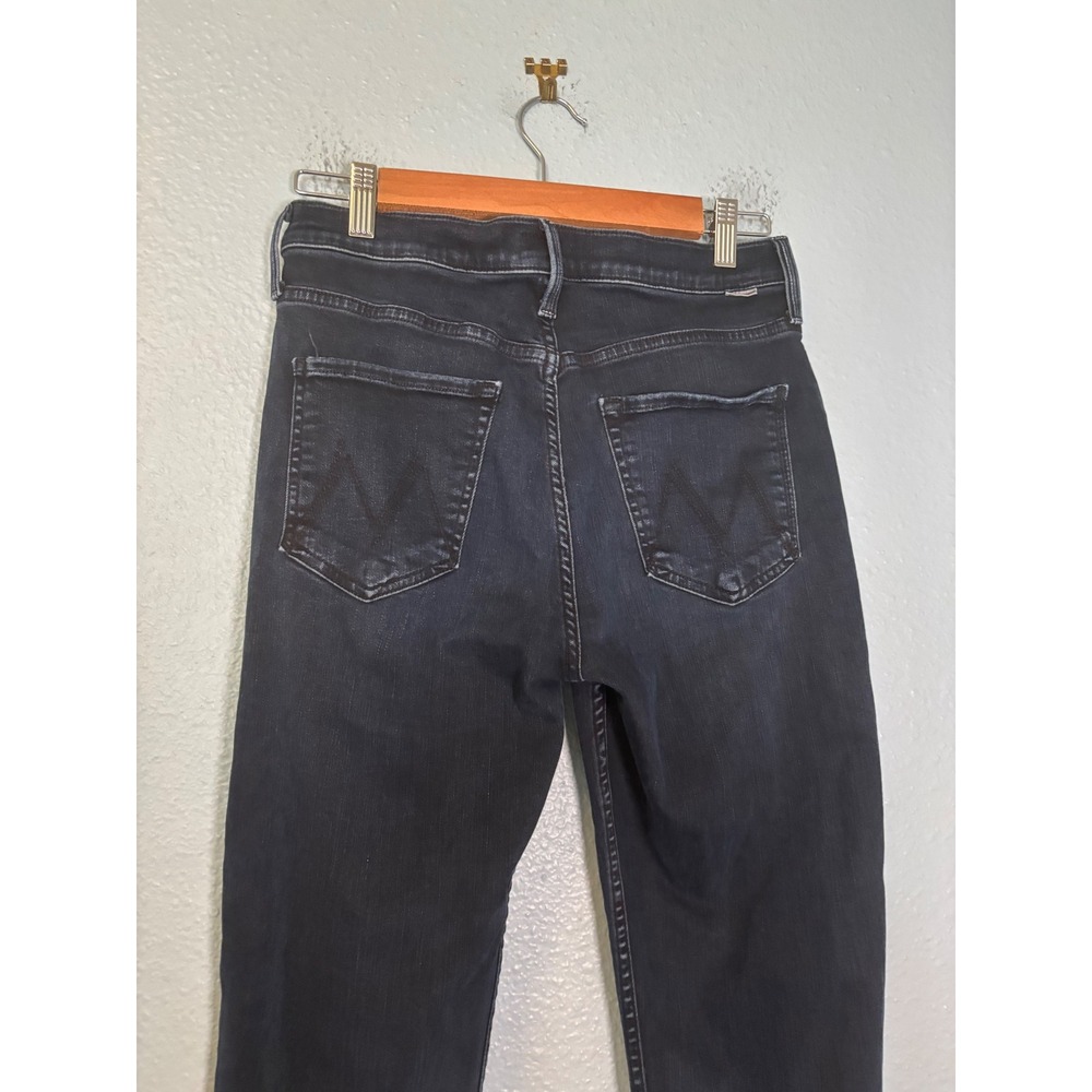 Mother Denim The Mid Rise Rider Ankle Jeans Night In Paris Dark Wash 29 - Picture 8 of 11